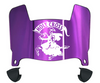 Holy Cross Crusaders Mini Football Helmet Visor Shield w/ Clips - PICK VISOR & LOGO COLOR