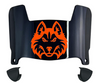 Houston Christian Huskies Mini Football Helmet Visor Shield w/ Clips - PICK VISOR & LOGO COLOR
