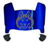 Houston Christian Huskies Mini Football Helmet Visor Shield w/ Clips - PICK VISOR & LOGO COLOR