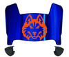 Houston Christian Huskies Mini Football Helmet Visor Shield w/ Clips - PICK VISOR & LOGO COLOR