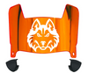 Houston Christian Huskies Mini Football Helmet Visor Shield w/ Clips - PICK VISOR & LOGO COLOR