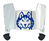 Houston Christian Huskies Mini Football Helmet Visor Shield w/ Clips - PICK VISOR & LOGO COLOR
