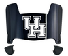 Houston Cougars Mini Football Helmet Visor Shield w/ Clips - PICK VISOR & LOGO COLOR