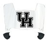 Houston Cougars Mini Football Helmet Visor Shield w/ Clips - PICK VISOR & LOGO COLOR