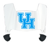 Houston Cougars Mini Football Helmet Visor Shield w/ Clips - PICK VISOR & LOGO COLOR