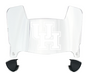 Houston Cougars Mini Football Helmet Visor Shield w/ Clips - PICK VISOR & LOGO COLOR