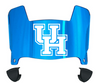 Houston Cougars Mini Football Helmet Visor Shield w/ Clips - PICK VISOR & LOGO COLOR