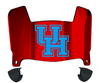 Houston Cougars Mini Football Helmet Visor Shield w/ Clips - PICK VISOR & LOGO COLOR