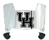 Houston Cougars Mini Football Helmet Visor Shield w/ Clips - PICK VISOR & LOGO COLOR