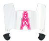 Houston Oilers Retro Limited Edition Mini Football Helmet Visor Shield w/ Clips - PICK VISOR & LOGO COLOR