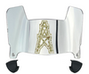 Houston Oilers Retro Limited Edition Mini Football Helmet Visor Shield w/ Clips - PICK VISOR & LOGO COLOR