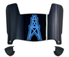 Houston Oilers Retro Mini Football Helmet Visor Shield w/ Clips - PICK VISOR & LOGO COLOR