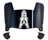 Houston Oilers Retro Mini Football Helmet Visor Shield w/ Clips - PICK VISOR & LOGO COLOR