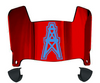 Houston Oilers Retro Mini Football Helmet Visor Shield w/ Clips - PICK VISOR & LOGO COLOR