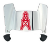 Houston Oilers Retro Mini Football Helmet Visor Shield w/ Clips - PICK VISOR & LOGO COLOR