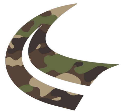 Houston Texans Woodland Camo Camouflage Horns Logo Premium DieCut Vinyl Decal PICK SIZE