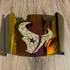 Houston Texans Full Size Football Helmet Visor Shield Red Irdium Mirror w/ Clips - PICK LOGO COLOR