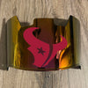 Houston Texans Full Size Football Helmet Visor Shield Red Irdium Mirror w/ Clips - PICK LOGO COLOR