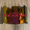 Houston Texans Full Size Football Helmet Visor Shield Red Irdium Mirror w/ Clips - PICK LOGO COLOR