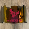 Houston Texans Full Size Football Helmet Visor Shield Red Irdium Mirror w/ Clips - PICK LOGO COLOR