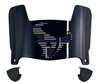Houston Texans Limited Edition Mini Football Helmet Visor Shield w/ Clips - PICK VISOR & LOGO COLOR