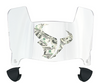 Houston Texans Limited Edition Mini Football Helmet Visor Shield w/ Clips - PICK VISOR & LOGO COLOR