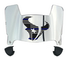 Houston Texans Limited Edition Mini Football Helmet Visor Shield w/ Clips - PICK VISOR & LOGO COLOR