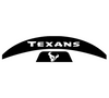 Houston Texans MIDI Mid Size SpeedFlex Football Helmet Front & Back Bumper Decal Set - Pick Color