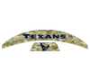 Houston Texans MIDI Mid Size SpeedFlex Football Helmet Front & Back Bumper Decal Set - Pick Color
