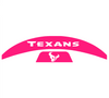 Houston Texans MIDI Mid Size SpeedFlex Football Helmet Front & Back Bumper Decal Set - Pick Color