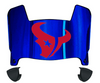 Houston Texans Mini Football Helmet Visor Shield w/ Clips - PICK VISOR & LOGO COLOR - SportsJewelryProShop