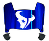 Houston Texans Mini Football Helmet Visor Shield w/ Clips - PICK VISOR & LOGO COLOR - SportsJewelryProShop