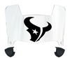 Houston Texans Mini Football Helmet Visor Shield w/ Clips - PICK VISOR & LOGO COLOR - SportsJewelryProShop