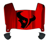 Houston Texans Mini Football Helmet Visor Shield w/ Clips - PICK VISOR & LOGO COLOR - SportsJewelryProShop