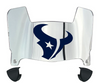 Houston Texans Mini Football Helmet Visor Shield w/ Clips - PICK VISOR & LOGO COLOR - SportsJewelryProShop