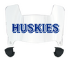 Houston Christian Huskies Mini Football Helmet Visor Shield w/ Clips - PICK VISOR & LOGO COLOR
