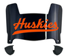 Houston Christian Huskies Mini Football Helmet Visor Shield w/ Clips - PICK VISOR & LOGO COLOR