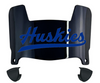 Houston Christian Huskies Mini Football Helmet Visor Shield w/ Clips - PICK VISOR & LOGO COLOR