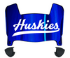 Houston Christian Huskies Mini Football Helmet Visor Shield w/ Clips - PICK VISOR & LOGO COLOR