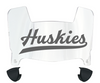 Houston Christian Huskies Mini Football Helmet Visor Shield w/ Clips - PICK VISOR & LOGO COLOR
