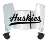 Houston Christian Huskies Mini Football Helmet Visor Shield w/ Clips - PICK VISOR & LOGO COLOR