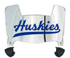 Houston Christian Huskies Mini Football Helmet Visor Shield w/ Clips - PICK VISOR & LOGO COLOR