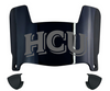 Houston Christian Huskies Mini Football Helmet Visor Shield w/ Clips - PICK VISOR & LOGO COLOR
