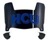 Houston Christian Huskies Mini Football Helmet Visor Shield w/ Clips - PICK VISOR & LOGO COLOR