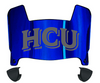 Houston Christian Huskies Mini Football Helmet Visor Shield w/ Clips - PICK VISOR & LOGO COLOR