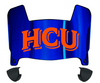Houston Christian Huskies Mini Football Helmet Visor Shield w/ Clips - PICK VISOR & LOGO COLOR