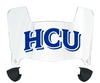 Houston Christian Huskies Mini Football Helmet Visor Shield w/ Clips - PICK VISOR & LOGO COLOR