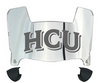 Houston Christian Huskies Mini Football Helmet Visor Shield w/ Clips - PICK VISOR & LOGO COLOR