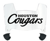 Houston Cougars Mini Football Helmet Visor Shield w/ Clips - PICK VISOR & LOGO COLOR