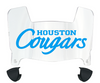 Houston Cougars Mini Football Helmet Visor Shield w/ Clips - PICK VISOR & LOGO COLOR